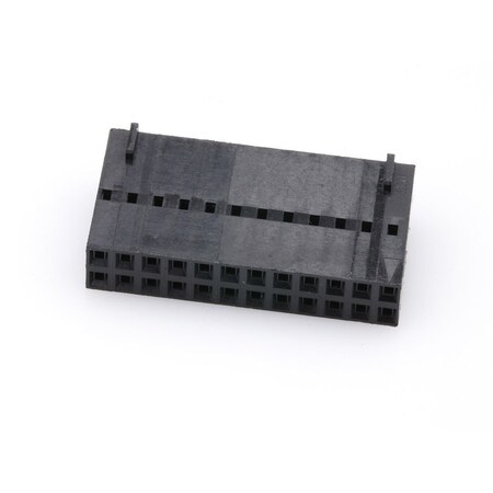 Molex Board Connector, 24 Contact(S), 2 Row(S), Male Or Female, 0.1 Inch Pitch, Crimp Terminal, Black 22552243